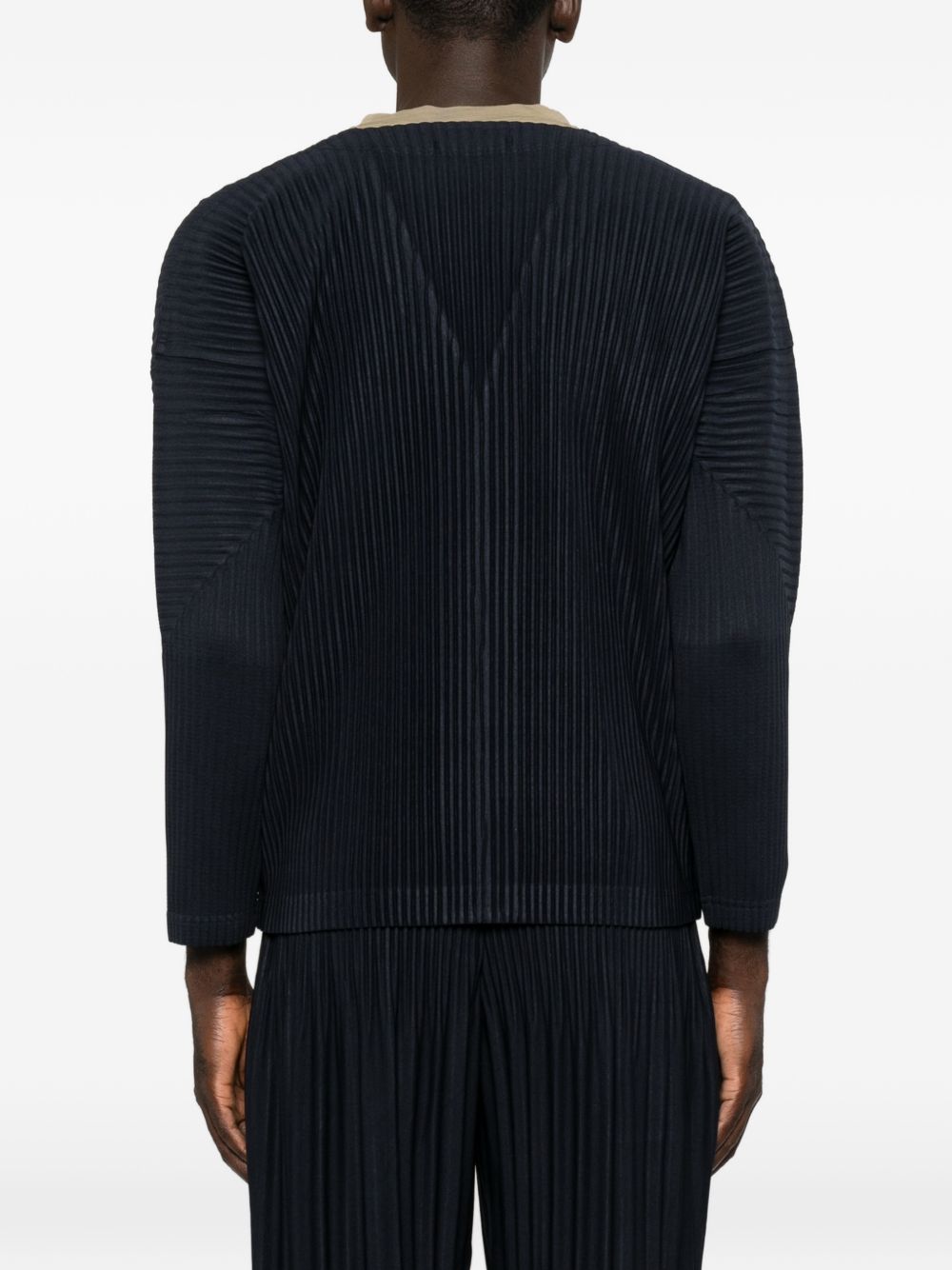 Homme Plisse' Issey Miyake Men Pleated Cardigan