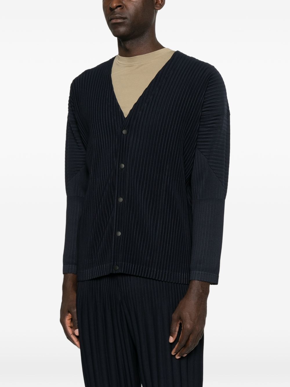 Homme Plisse' Issey Miyake Men Pleated Cardigan