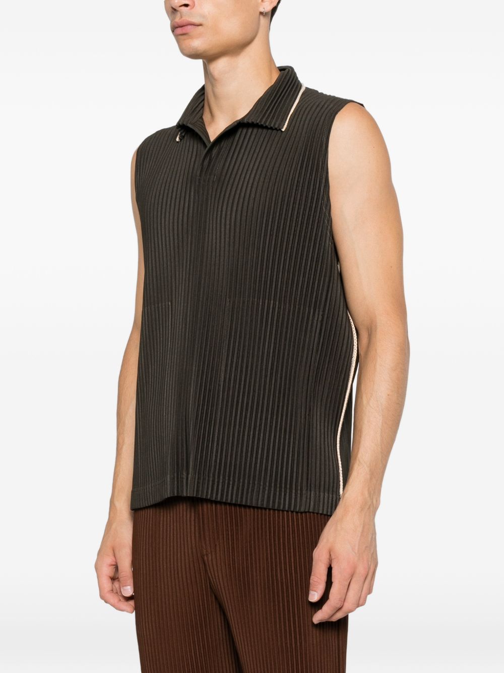 Homme Plisse' Issey Miyake Men Pleated Vest