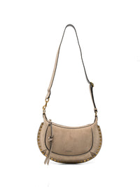 Isabel Marant Women Oskan Moon Leather Shoulder Bag