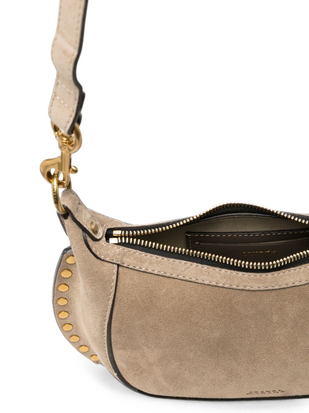 Isabel Marant Women Oskan Moon Leather Shoulder Bag