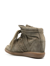 Isabel Marant Women Bobby Suede Leather Sneakers