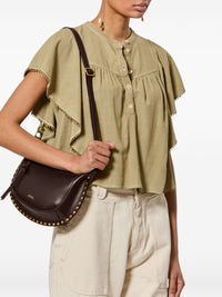 ISABEL MARANT Isabel Marant Women Oskan Moon Leather Shoulder Bag