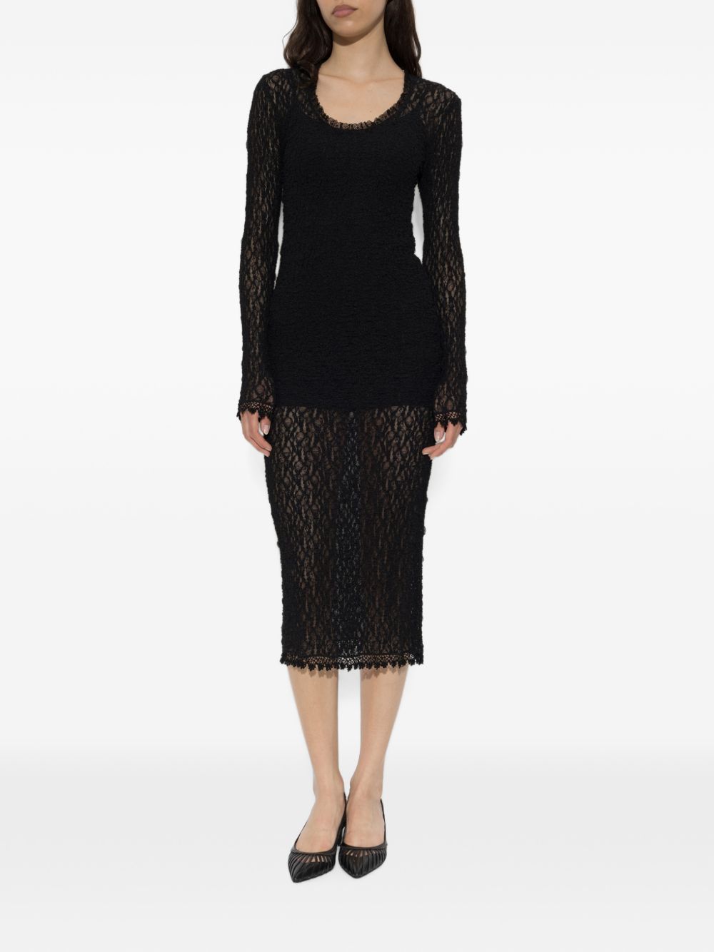 Isabel Marant Women Belsane Guipure Lace Dress