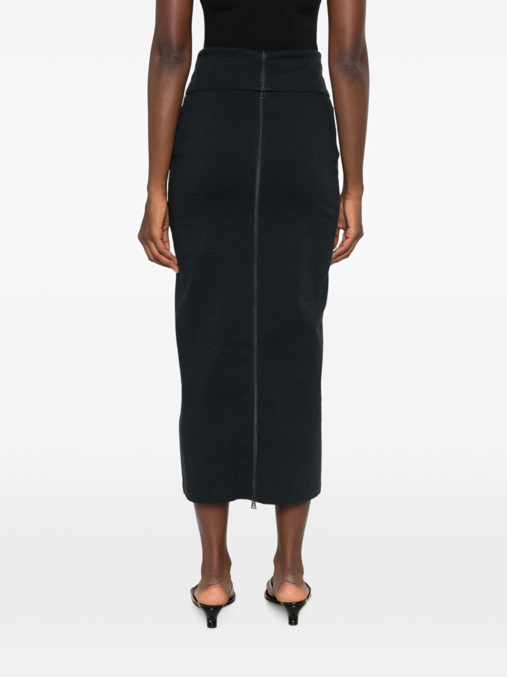 ISSEY MIYAKE Issey Miyake Women Cotton Blend Midi Skirt