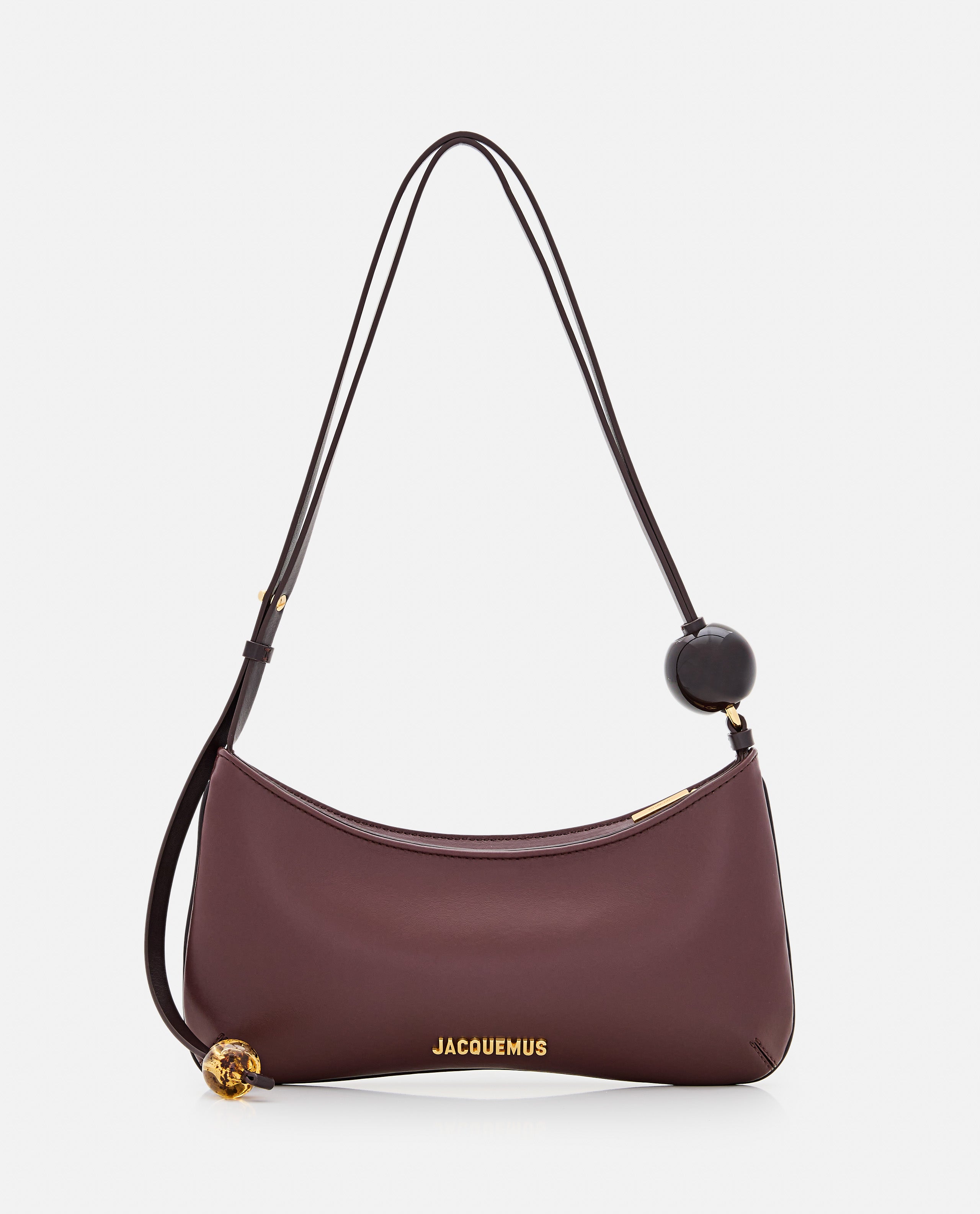 Jacquemus Jacquemus Women Le Bisou Perle Leather Shoulder Bag