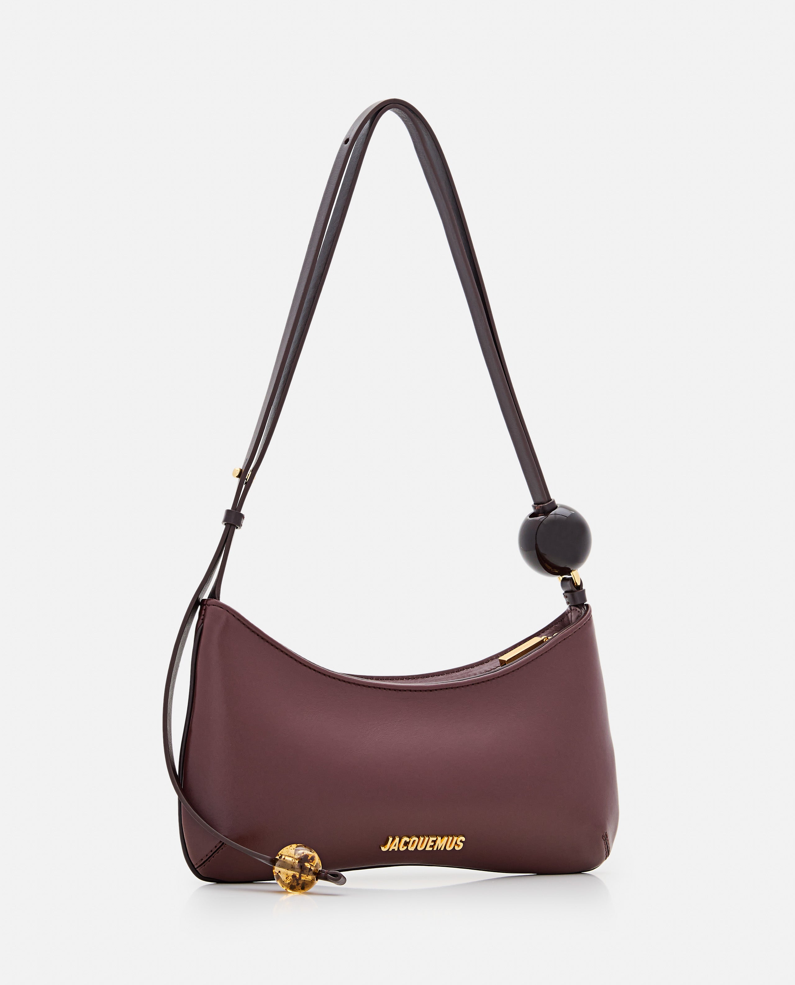 Jacquemus Jacquemus Women Le Bisou Perle Leather Shoulder Bag