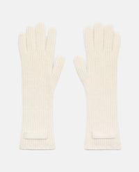 Jacquemus Women Grosgrain Wool Gloves