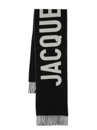 JACQUEMUS Jacquemus Men Logo Wool Scarf