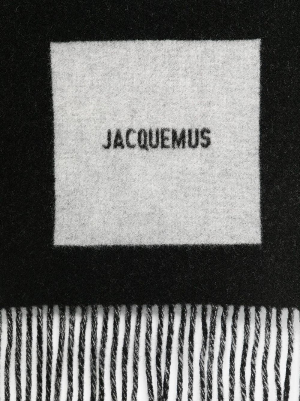Jacquemus Women Logo Wool Scarf