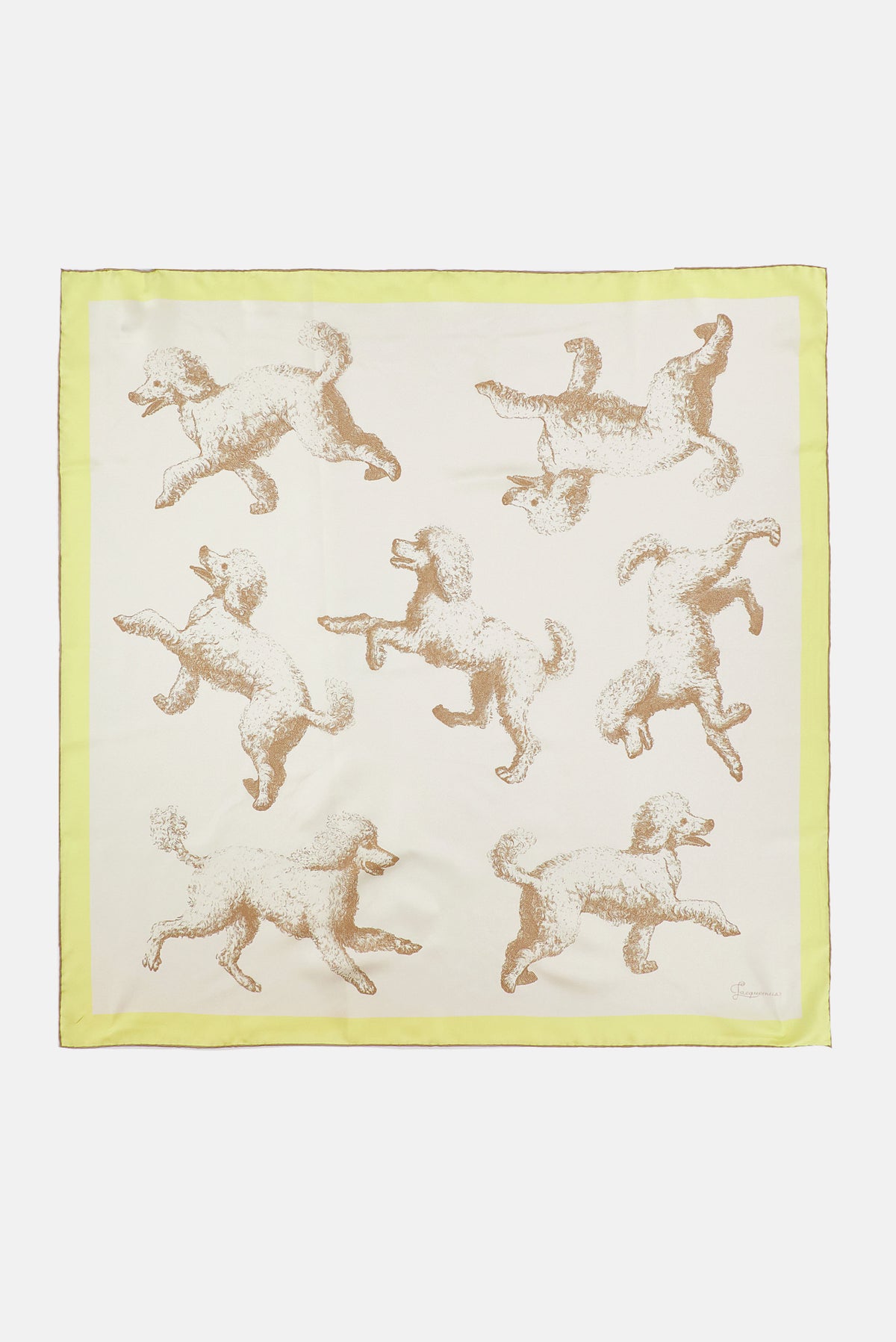 Jacquemus Jacquemus Women Silk Scarf Le Grand Foulard Caniche