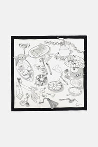 Jacquemus Jacquemus Women Silk Scarf Le Grand Foulard Cocktail