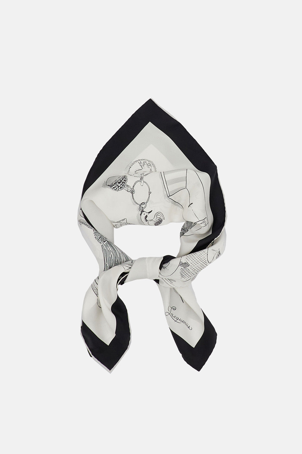 Jacquemus Jacquemus Women Silk Scarf Le Grand Foulard Cocktail