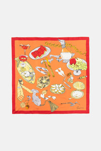 Jacquemus Jacquemus Women Silk Scarf Le Grand Foulard Cocktail