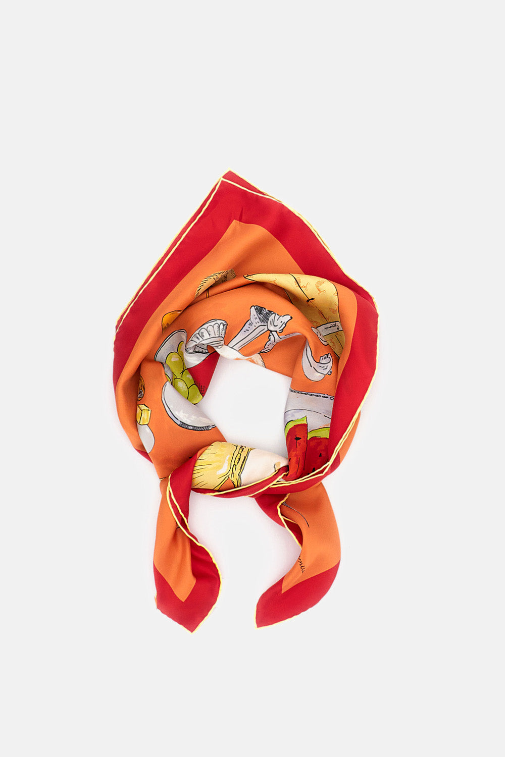 Jacquemus Jacquemus Women Silk Scarf Le Grand Foulard Cocktail
