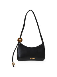Jacquemus Women Le Bisou Perle Leather Shoulder Bag
