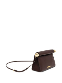 Jacquemus Women Le Sac Rond Carre Leather Clutch