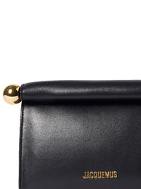 JACQUEMUS Jacquemus Women Le Sac Rond Carre Leather Clutch