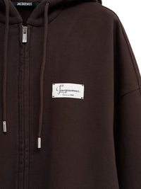 Jacquemus Men Logo Cotton Hoodie