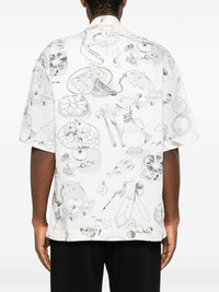 Jacquemus Men Printed Cotton Shirt