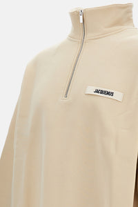 Jacquemus Men Gros Grain Sweatshirt With Zip