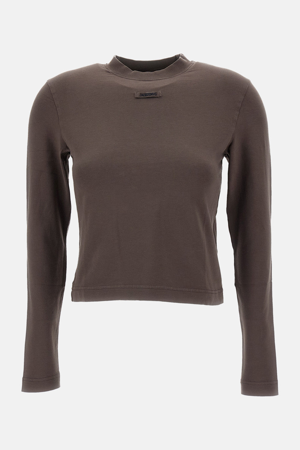Jacquemus Women Long Sleeved Gros Grain T-Shirt