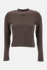 Jacquemus Women Long Sleeved Gros Grain T-Shirt