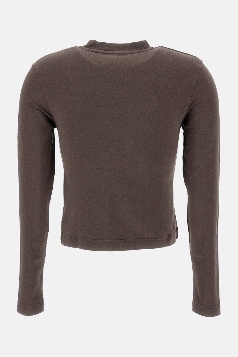 Jacquemus Women Long Sleeved Gros Grain T-Shirt