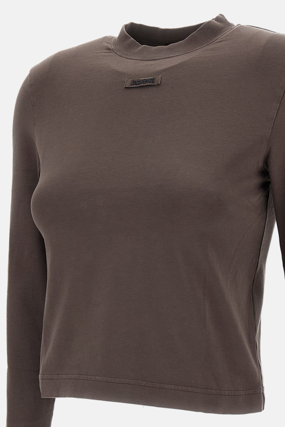 Jacquemus Women Long Sleeved Gros Grain T-Shirt