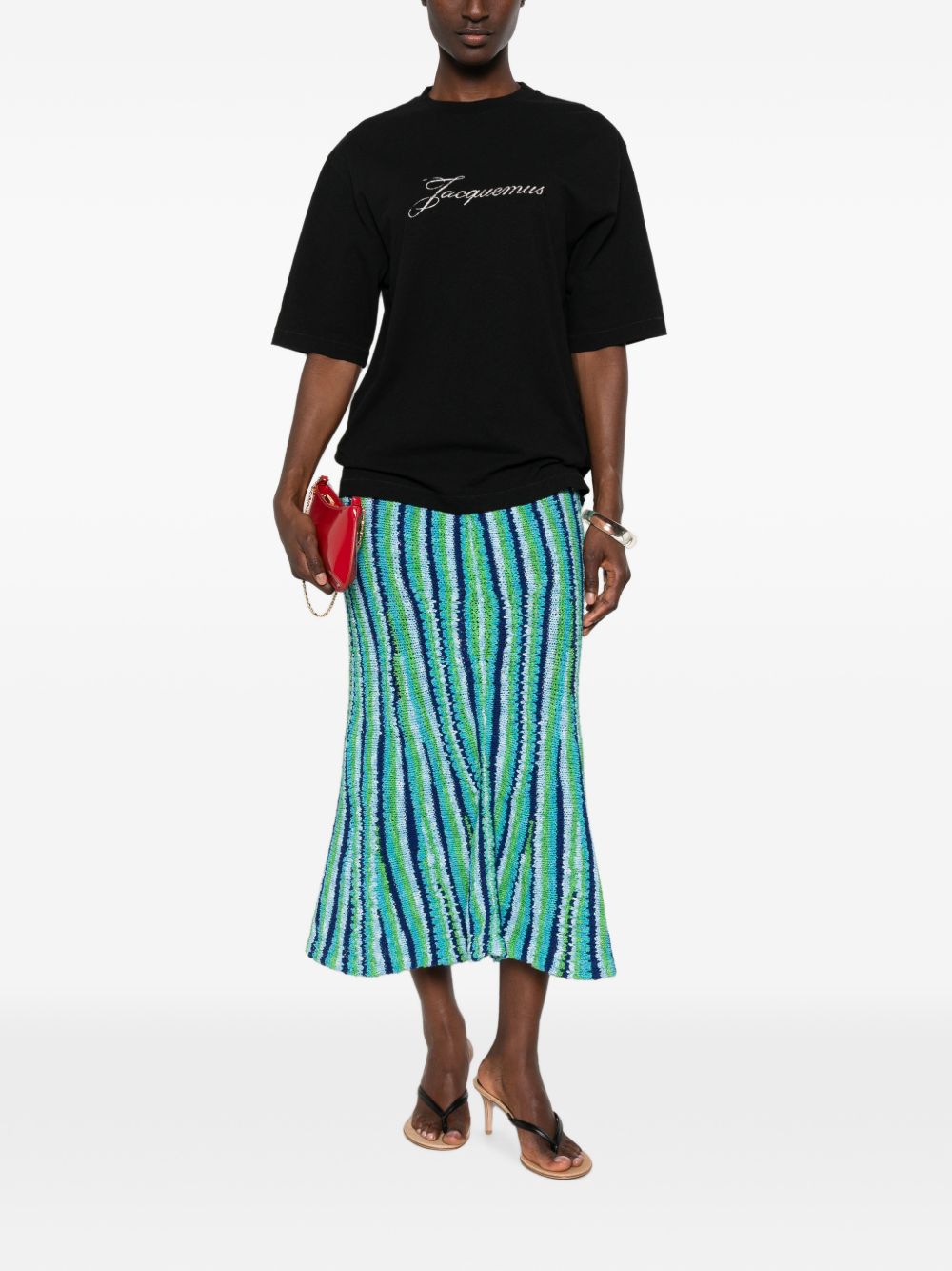 JACQUEMUS Jacquemus Women Logo Cotton T-Shirt