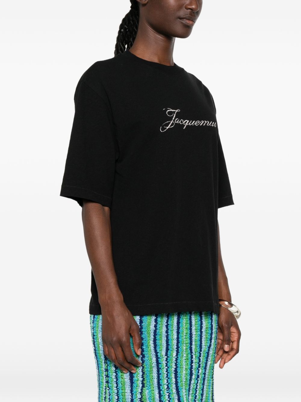 JACQUEMUS Jacquemus Women Logo Cotton T-Shirt