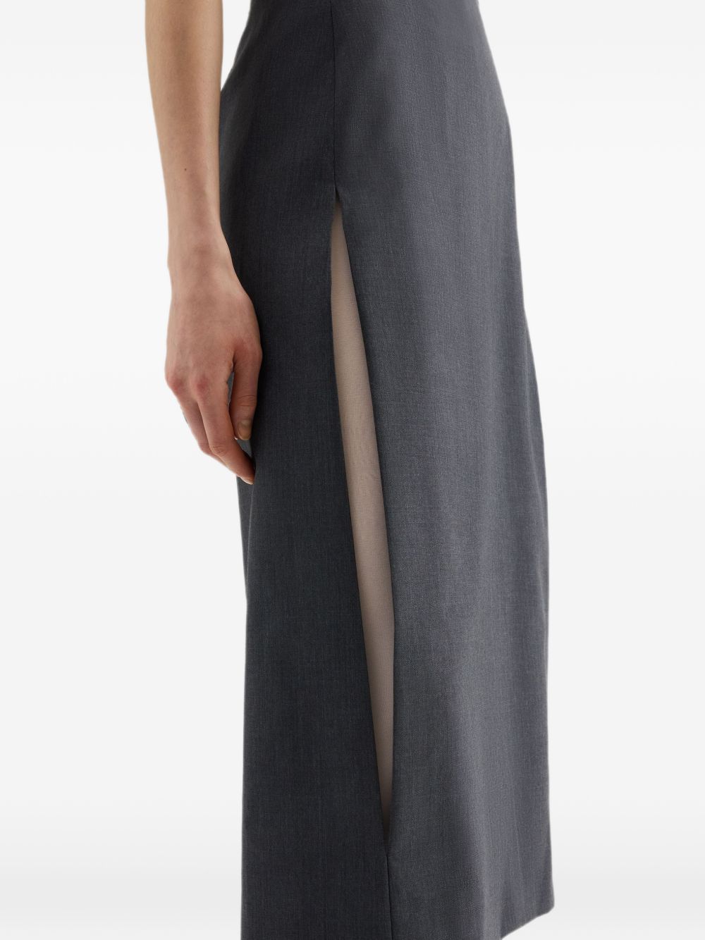 Jil Sander Women Wool Long Skirt