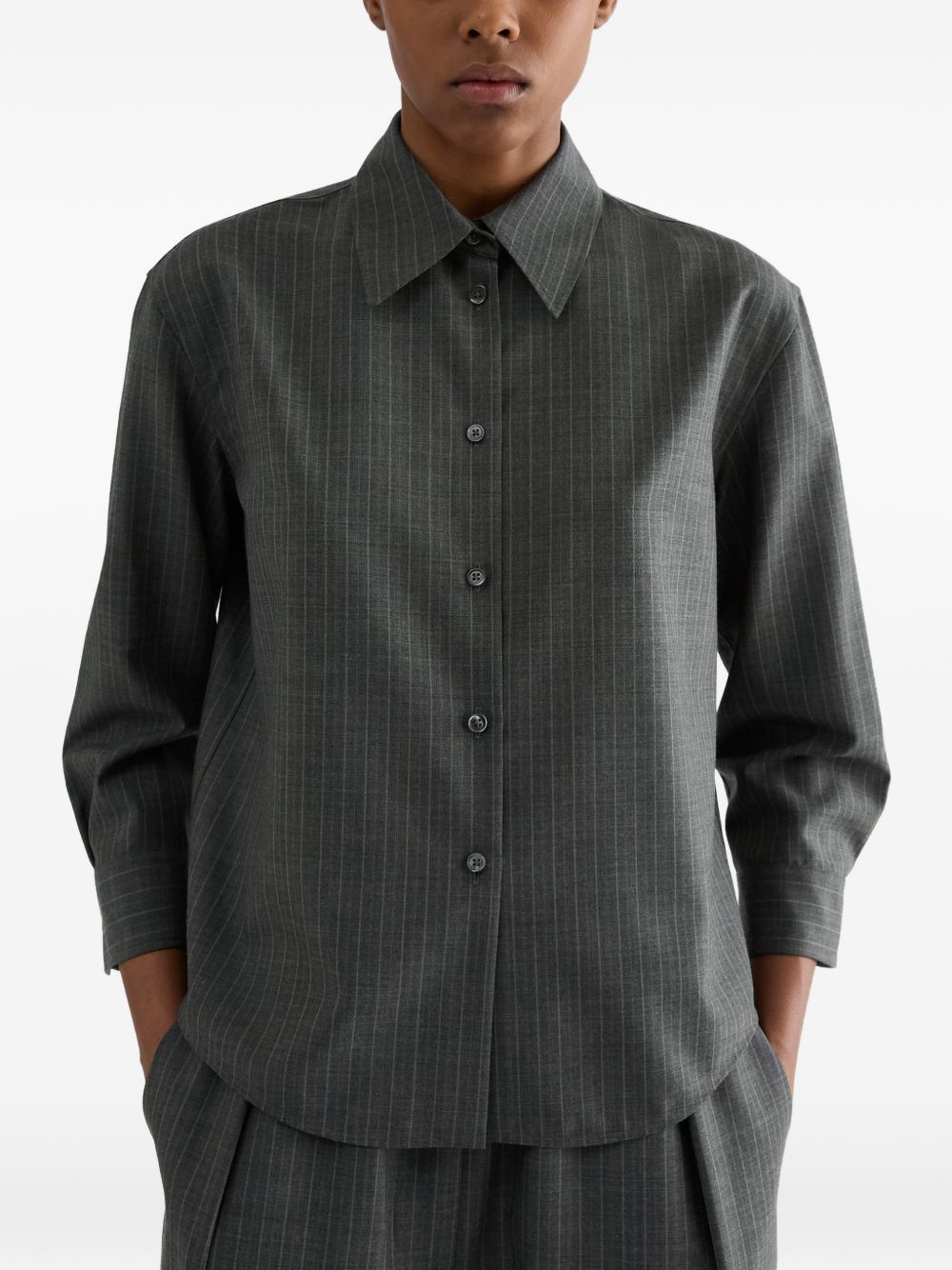 Jil Sander Women Wool Shirt
