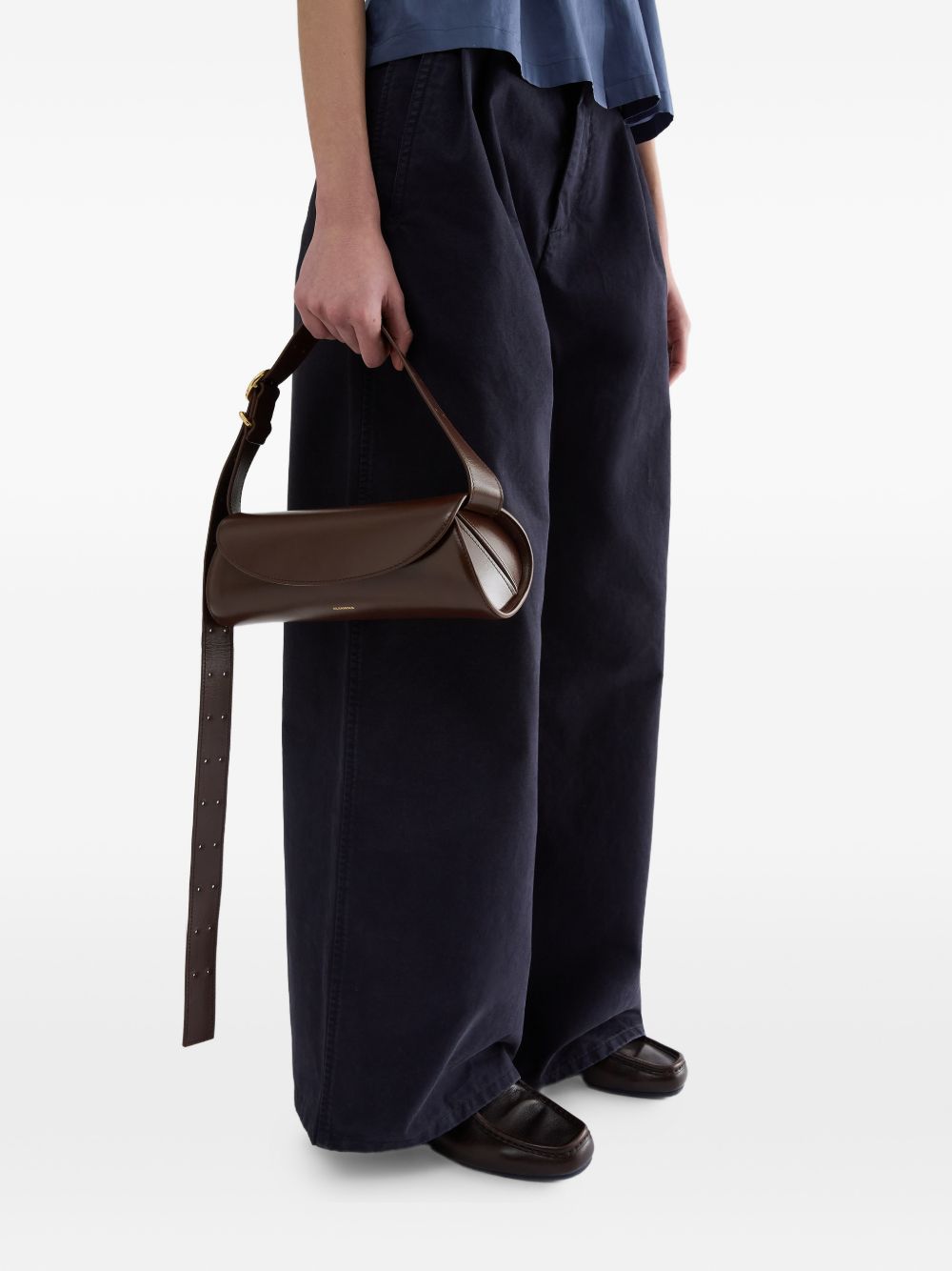 JIL SANDER Jil Sander Women Cannolo Small Leather Shoulder
