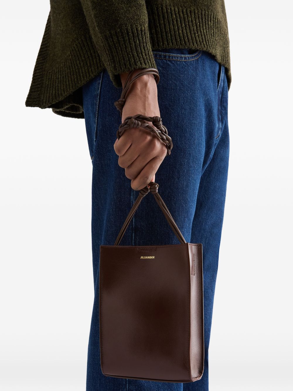 JIL SANDER Jil Sander Women Tangle Small Leather Crossbody Bag