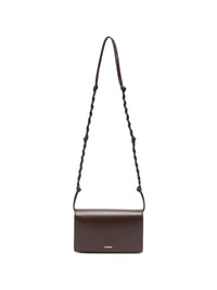 Jil Sander Women Tangle Leather Wallet On Chain
