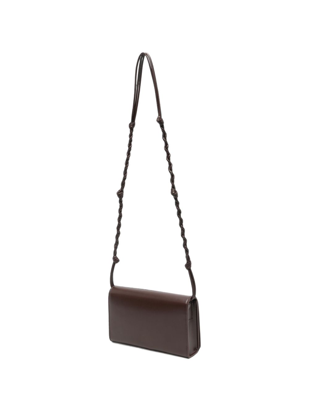 Jil Sander Women Tangle Leather Wallet On Chain