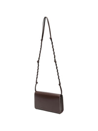 Jil Sander Women Tangle Leather Wallet On Chain