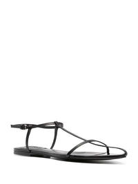 Jil Sander Women Leather Flat Sandals