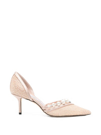 Jimmy Choo Women Aurelie Glittered Pumps