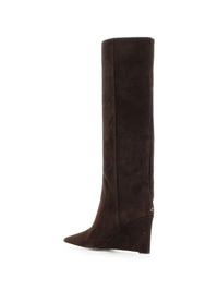 JIMMY CHOO Jimmy Choo Women Blake Suede Leather Boots