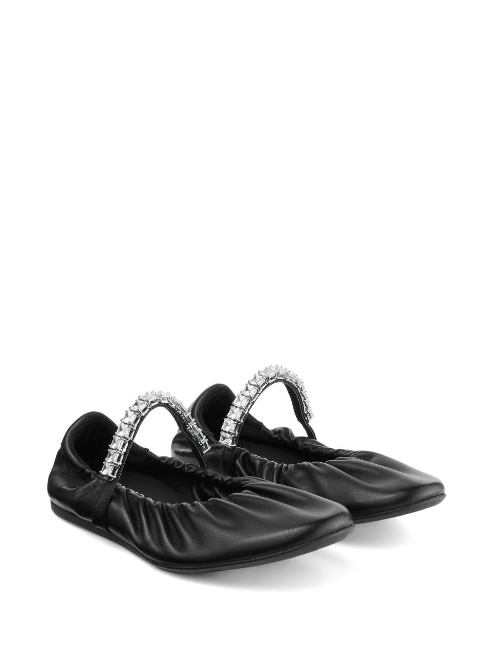 Jimmy Choo Women Jade Leather Ballets