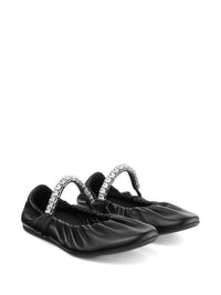Jimmy Choo Women Jade Leather Ballets