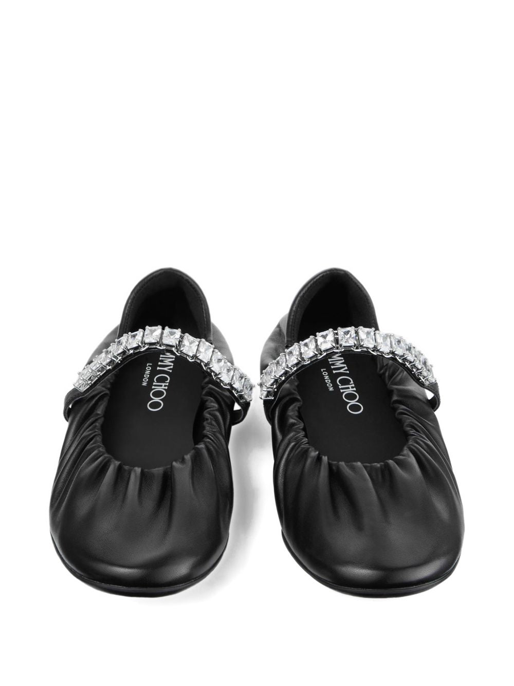 Jimmy Choo Women Jade Leather Ballets