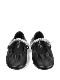 Jimmy Choo Women Jade Leather Ballets