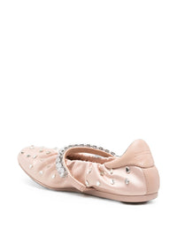 Jimmy Choo Women Jade Leather Ballets