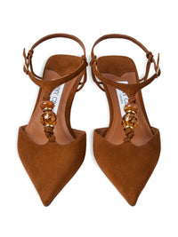 Jimmy Choo Women Lauri Suede Leather Pumps