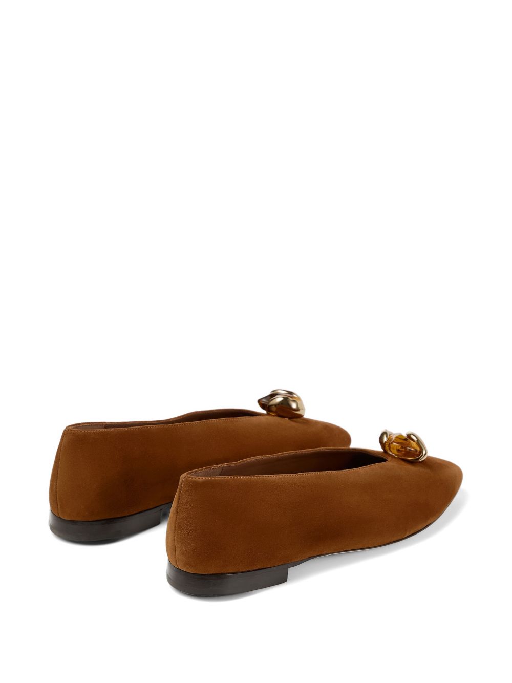 Jimmy Choo Women Margot Leather Ballets