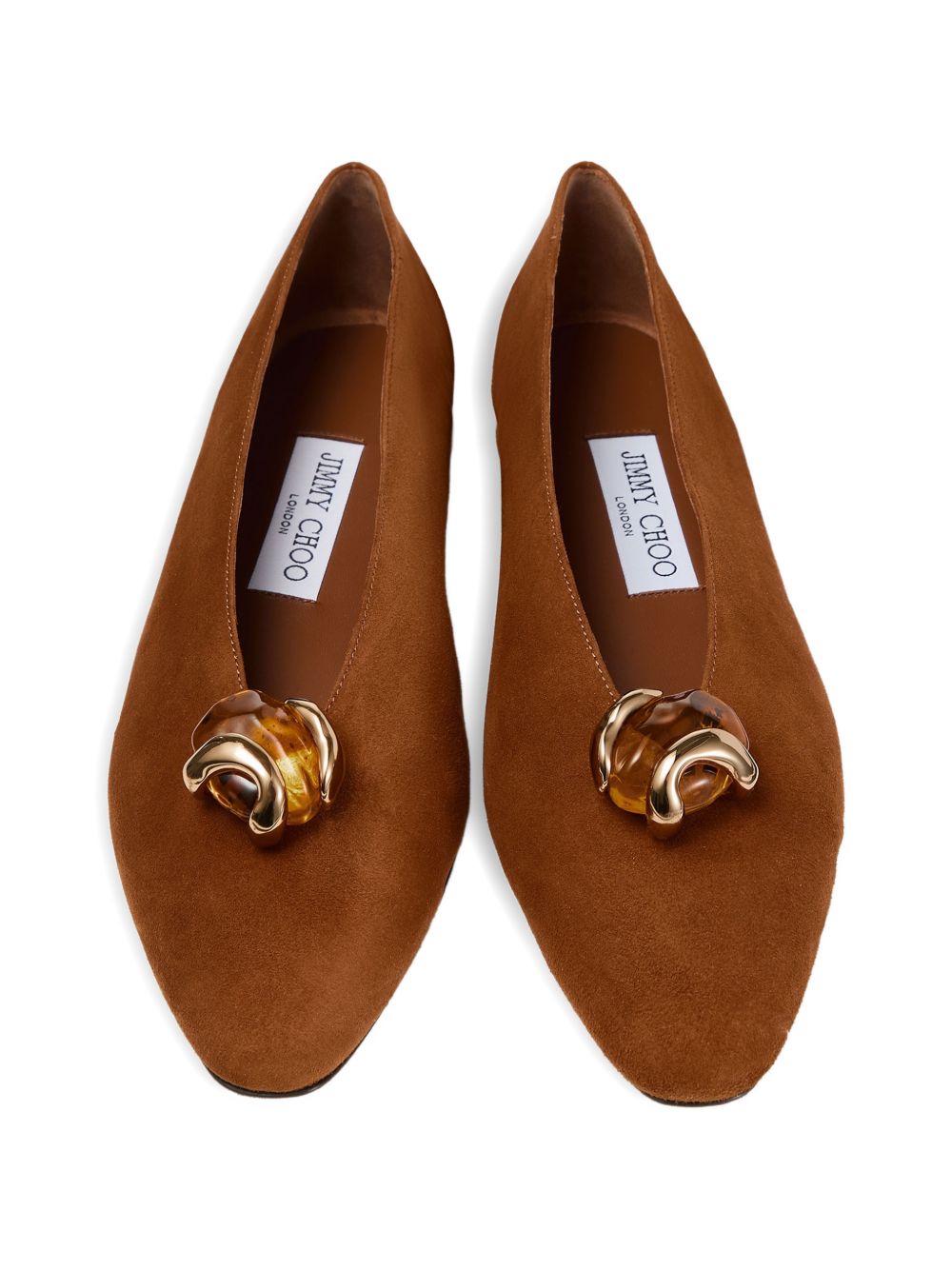 Jimmy Choo Women Margot Leather Ballets