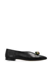 Jimmy Choo Women Margot Leather Ballets